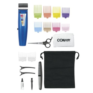 Conair HC95WNC - Set of 20 Pieces Hair Clipper and Beards, Blue