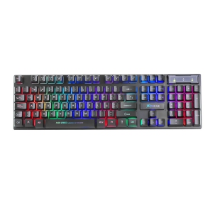 Xtrike Me KB-280 - Wired Gaming Keyboard, With Mixed Color Backlight, 104 Keys, Black