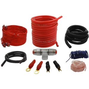 4 Gauge Complete Amplifier Installation Wiring Kit