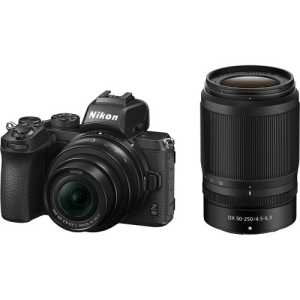 Nikon Z50 Mirrorless Digital Camera with 16-50mm and 50-250mm Lenses - US Version w/ Seller Warranty