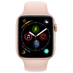 Apple Watch Series 4 (GPS) 44mm - Gold Aluminum Case with Pink Sand Sport Band - Open Box