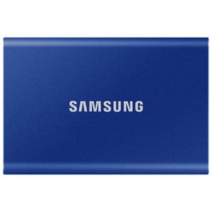 Samsung T7 1TB USB 3.2 External Solid State Drive (MU-PC1T0H/AM) - Blue