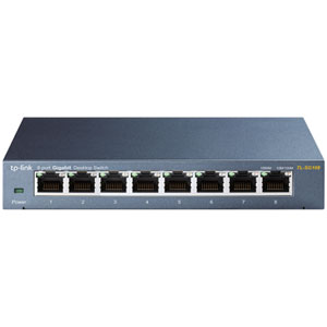 TP-Link 8-Port 10/100/1000Mbps Desktop Switch (TL-SG108)