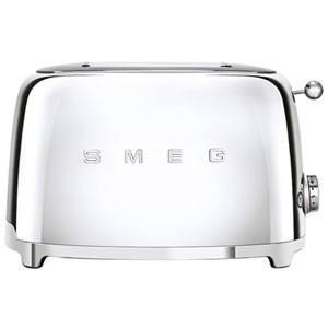 Smeg 50's Style Retro Toaster - 2-Slice - Chrome