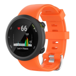 StrapsCo Silicone Rubber Watch Band Strap for Garmin Forerunner 45 & Swim 2 - Orange
