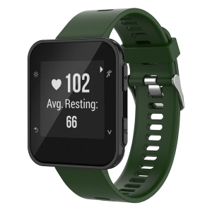 StrapsCo Silicone Rubber Watch Band Strap for Garmin Forerunner 30 & 35 - Green