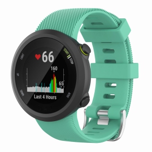 StrapsCo Silicone Rubber Watch Band Strap for Garmin Forerunner 45 & Swim 2 - Teal