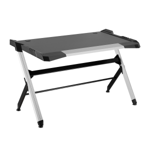 Boost Industries GD-51XL Lightweight Aluminum Gaming/PC Desk with RGB LED Lights (Black)
