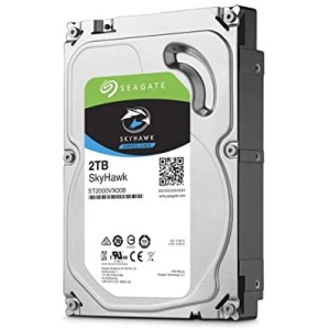 Seagate SkyHawk 2TB Surveillance Internal Hard Drive HDD – 3.5 Inch SATA 6Gb/s 64MB Cache for DVR NVR Security Camera