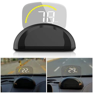 Car Truck OBD2 HUD GPS Speedometer iKiKin M7 Dual Mode Windshield Projector Car HUD Display for All Cars and Trucks Car Head Up Display