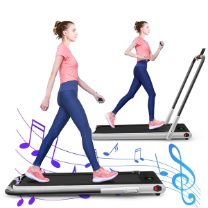Gymax 2.25HP Under Desk Electric Pad Treadmill Running Machine w/ APP