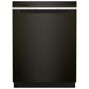 Whirlpool 24" 47dB Front-Control Dishwasher with Third Rack (WDTA50SAKV) - Black Stainless