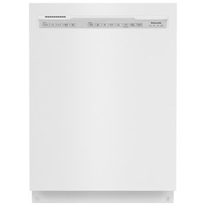 KitchenAid 24" 39dB Built-In Dishwasher with Third Rack (KDFE204KWH) - White