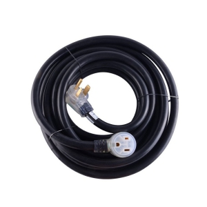 ALEKO WECHW8A30L Heavy Duty ETL Welder Extension Cord 8AWG Lighted Receptacles 30 Foot Cord