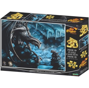 Jigsaw 3D Puzzle Anne Stokes 24 Inch by 18 Inch Puzzle 500 Piece - Rock Dragon