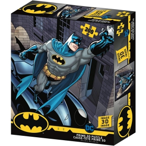 Jigsaw 3D Puzzle DC Comics 24 Inch by 18 Inch Puzzle 300 Piece - Batman & Batmobile