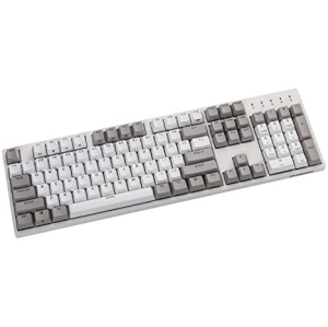 Durgod Taurus K310 Mechanical Gaming Keyboard - 104 Keys - Double Shot PBT - NKRO - USB Type C ( White , Cherry Mx