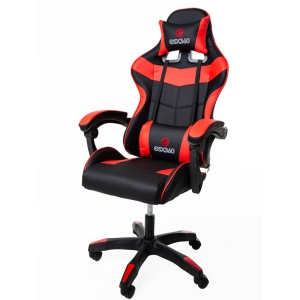 Esports Central 200 Series - ESC200 - ergonomic faux leather gaming chair - Red Trim