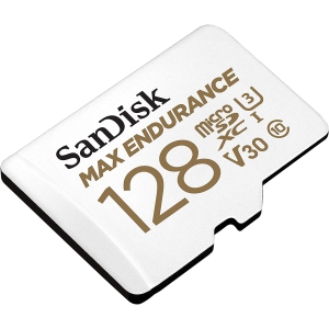 SanDisk MAX Endurance 128GB Micro SD Card with Adapter SDSQQVR-128G for Dash Cam and Video Monitoring System