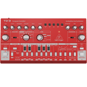 Behringer TD-3-RD Analog Bass Line Synthesizer (Red)