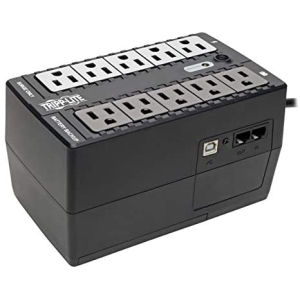 Tripp Lite Internet550U 550Va 300W Ups Desktop Battery Back Up Compact 120V USB Rj11 PC, 8 Outlets