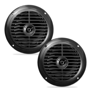 Pyle Pair of 6.5'' Waterproof Vehicle Speakers, Stereo Sound - Black (PLMR67B)