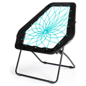 Nicer Furniture ® Bungee Cord Dish Chair (Hexagon),Bunjo chair High Intensity and Secure, Fun for Adults and Kinds