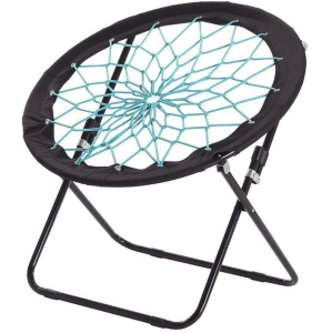 Nicer Furniture ® Bungee Cord Dish Chair (Circle), Bunjo chair High Intensity and Secure, Fun for Adults and Kinds