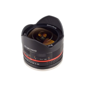 Samyang 8mm F2.8 UMC Fisheye II (Black) Lens for Canon EF-M Mount Compact System Cameras