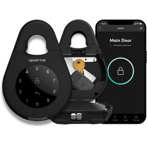 igloohome Keybox 3 Smart Lock Box, Large Key Safe w/Airbnb Sync (iOS/Android) – Remotely Generate Bluetooth-Keys & Pin Codes Without Internet (Version 2026)
