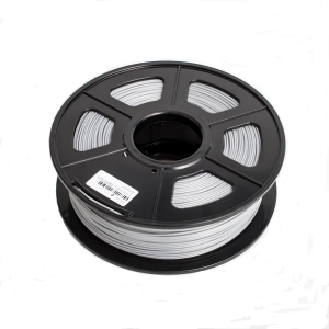 Silver Color PLA 3D Printer Filament, 1.75MM Filament, Dimensional Accuracy +/- 0.02 mm, 2.2 LBS (1.0KG) by 3D Filament