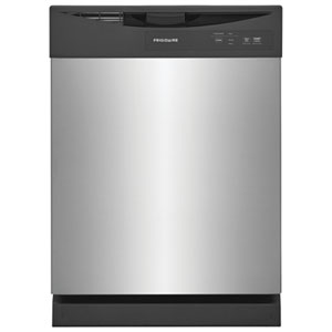 Frigidaire 24" 62dB Front-Control Tall Tub Plastic Tub Dishwasher (FDPC4221AS) - Stainless Steel