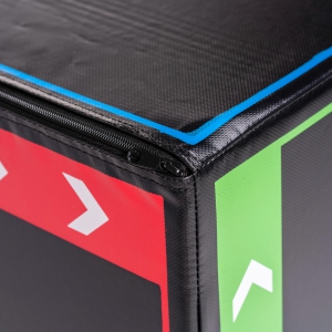 Boîte De Pliométrie 3 En 1 Antidérapante En Bois Pour Entraînement, Sauts, Squats, Step-up, Genoux, 40,6 X 35,6 X 30,5 Cm