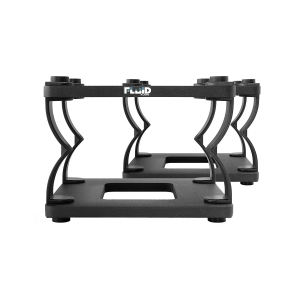 Fluid Audio DS8 Desktop Monitor Stands (Pair) - Black