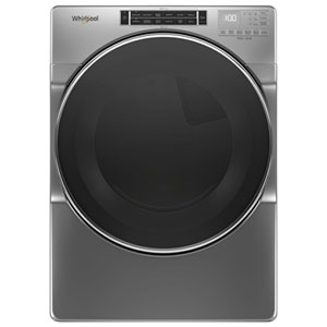Whirlpool 7.4 Cu. Ft. Stackable Gas Dryer with Moisture Sensing, Steam & Energy Star (WGD8620HC) - Chrome Shadow