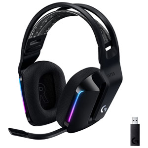Casque de jeu sans fil Logitech G733 LIGHTSPEED RGB pour PC / PS4 / PS5 - Noir