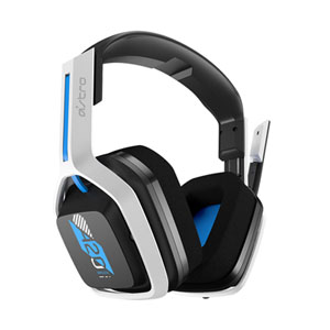 ASTRO Gaming A20 Gen 2 Wireless Gaming Headset with Microphone for PC / PS4 / PS5 - White/Blue