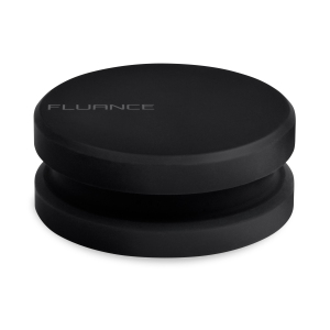 Fluance Vinyl Record Weight Stabilizer High Mass 760 gram Steel Antiresonance Rubberized Coating for Vibration Damping