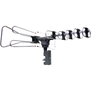 NAXA Electronics NAA-350 High Powered Amplified Motorized Outdoor Antenna Suitable For HDTV and ATSC Digital Television
