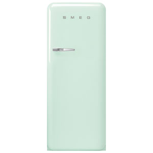 Smeg 50's 24" 9.2 Cu. Ft. All-Fridge Refrigerator (FAB28URPG3) - Pastel Green