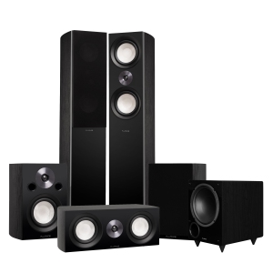 Fluance Reference Surround Sound Home Theater 5.1 Channel Speaker System with DB10 Subwoofer
