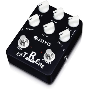 JOYO Extreme Metal Distortion Pedal with 3 Band EQ and Low-Mid-High-Freq knobs for Electric Guitar Effect (JF-17)