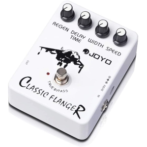 JOYO Classic Flanger Effect Pedal Achieve Metallic Flanger Sounds & Rapid Tremulous Vibrato, for Electric Guitar Effect