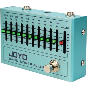 JOYO 10 Band Controller Equalizer EQ Pedal 31.25Hz-16kHz for Electric Guitar Including 4-string/ 5-string Bass