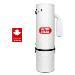 Ultra Clean SC200 Central Vacuum System Power Unit with Ametek Lamb Tangential Discharge Bypass Motor Up to 7,500 sq.ft Homes – Made in Canada