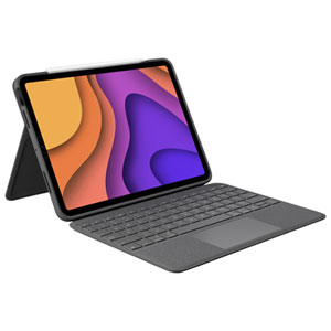 Logitech Folio Touch Keyboard Case with Trackpad for iPad Air 11" (M2, M3 & M4), iPad Air (5th Gen) - Grey