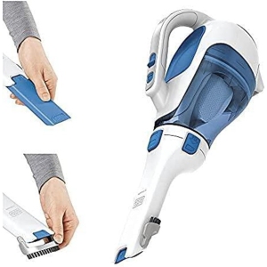BLACK+DECKER dusbuster Cordless Bagless Handheld Vacuum for Tight Spaces with 16 AW Suction, Crevice Tool - Magic Blue