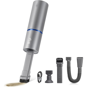 Brigii Y120 Pro Cordless Handheld Vacuum for Car & Keyboard with 3-in-1 Air Duster/Hand Pump, USB Rechargeable, 4KPa, 4 Tools