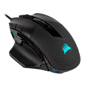 Corsair Nightsword RGB, Performance Tunable FPS/MOBA Gaming Mouse, Black, Backlit RGB LED, 18000 DPI, Optical