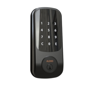 ALEKO DLOCK04 2-in-1 Keyless Entry Smart Door Lock with Touchscreen Keypad - Black